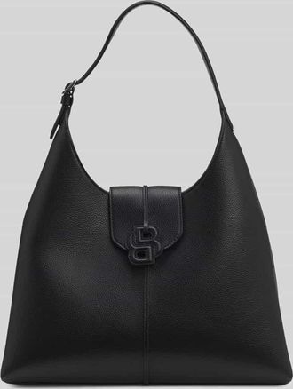 HUGO BOSS Umh&auml;ngetasche mit Logo Applikation in Black, Gr&ouml;&szlig;e 1