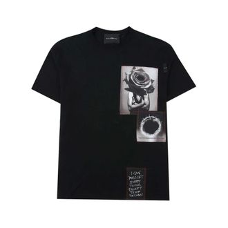 John Richmond T-Shirts, male, Black, Size: XS T-shirt