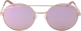Guess Ladies Gold Tone Pilot Sunglasses GG1151