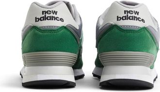 New Balance Womens Sneaker Green Suede Mesh Rubber