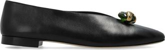 Jimmy Choo London Margot lederen balletten