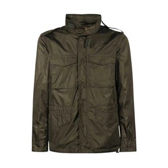 Aspesi Multi-pocket Nylon Jas - Heren - Zomerjassen - Groen - XS - Nylon - Jassen