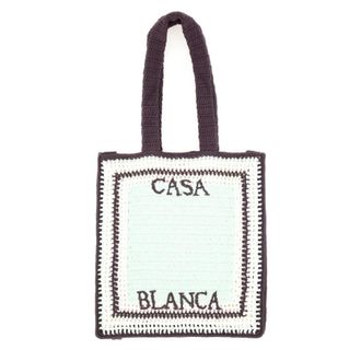 Casablanca Crochet Bag With Logo