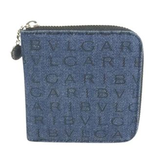 Bulgari Pre-owned Canvas Bi-fold Wallet - unisex - Bvlgari Vintage - Vintage Wallets - Blue - ONE SIZE - Pre-owned
