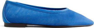 Madewell The Mylie Mesh Ballet Flat in Retro Blue at Nordstrom, Size 6