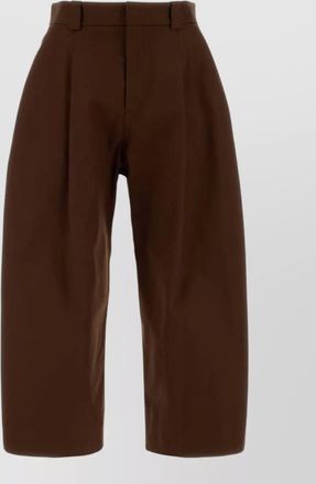 Balenciaga cotton wide-leg tailored shorts
