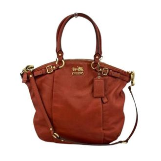 Coach Pre-owned Handbags, female, Brown, Size: ONE SIZE Pre-owned Leather 2way Bag 18641