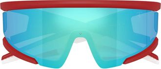 Ferrari Scuderia Fz 6038U Zonnebril - Heren - Zonnebrillen - Rood - 43 MM - Accessoires