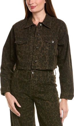 Vintage Havana Stretch Denim Crop Jacket