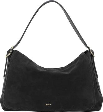 Abro Shoulder Bags - Dames - Schoudertassen - Zwart - ONE Size - Su&egrave;de - Tassen