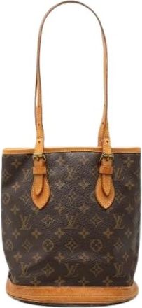 Louis Vuitton Pre-owned Petit Bucket - Dames - Vintage Tas - Bruin - ONE Size - Vintage
