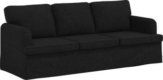 vidaXL Sof&aacute; Negro 201 X 80 X 85 Cm Tela Vidaxl