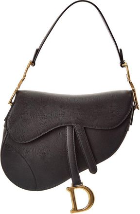 Dior Medium Saddle Leather Shoulder Bag (Authentic Pre-Loved)