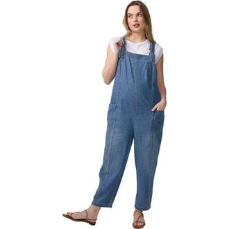 Ingrid & Isabel Soft Denim Overall in Medium Wash at Nordstrom, Size X-Small
