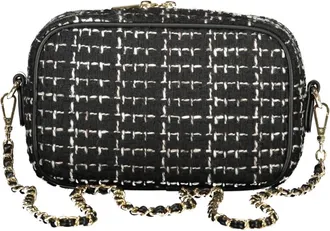 Valentino Tassen, Dames, Zwart, ONE Size, Tweed, Tweed Camera Bag