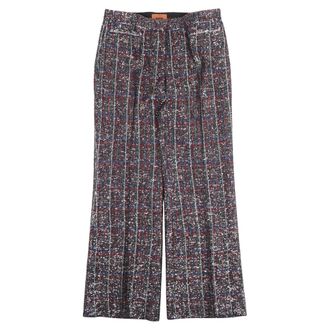 Missoni Wide Trousers, female, Multicolor, Size: L Wide Trousers