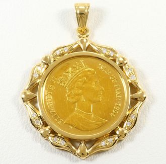 C&A Unbranded (18K) (24K) Pendant (Pre-Owned)