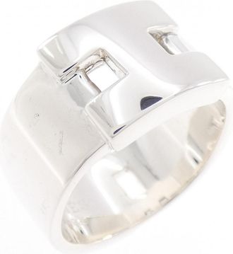 Herm&egrave;s Silver 925 Band Ring (Pre-Owned)