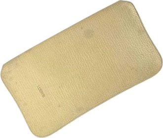 Loewe Pre-owned Wallets, female, Beige, Size: ONE SIZE Pre-owned Leather Wallet