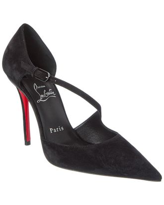 Christian Louboutin Miss Ziggyta 100 Suede Pump