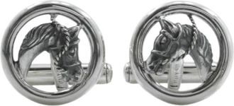 Gucci Pre-owned Accessories, male, Gray, Size: ONE SIZE Pre-owned Vintage Cufflinks