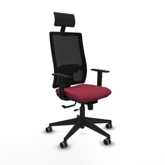 Piqueras y Crespo Silla De Oficina Con Cabecero Piqueras Y Crespo 1d066g1 Granate