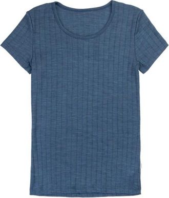 Joha Blouse Short Sleeves Merinounterw&auml;sche f&uuml;r Damen | blau