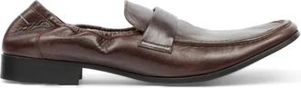 Maison Margiela Flat Loafer - Heren - Loafers - Bruin - 44 EU - Leer - Schoenen