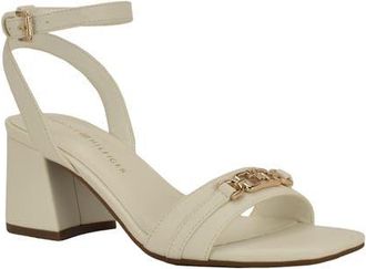 Tommy Hilfiger Raneen Ankle Strap Sandal in Ivory at Nordstrom, Size 8.5