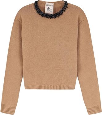 Semicouture Donna, Maglie, Marrone, L, new