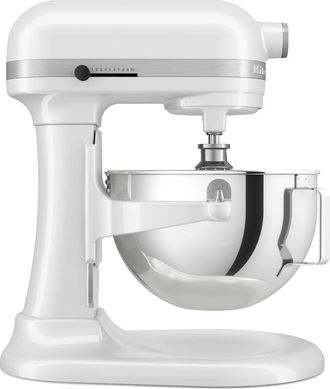 KitchenAid Batidora Kitchenaid De Alta Resistencia 5ksm55sxx 5.2l Kitchenaid Color: Blanco Brillante