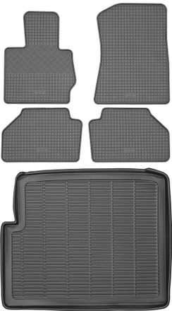 OEM Juego De Alfombrillas De Goma Para Coche Y Maletero Para Bmw X3 F25 Suv (2011-2017)