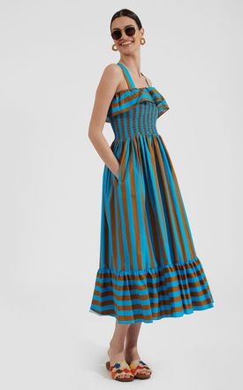 La DoubleJ Sunkissed Dress Riviera Turchese Turquoise at Nordstrom, Size Medium