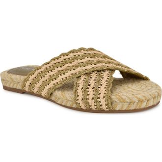 Nine West Animay Slide Sandal in Bronze 750 at Nordstrom Rack, Size 8.5