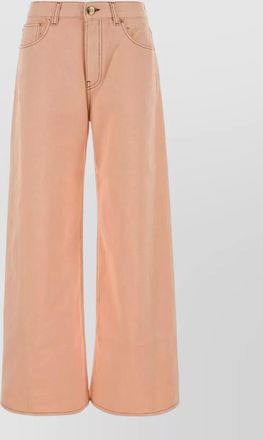 Blaz&eacute; Milano clapotis denim wide leg jeans trousers