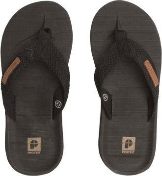 Protest Slipper PROTEST Flip Flop HAITI, Herren, Gr. 41, schwarz (true schwarz), Obermaterial: 100% Synthetik synthetic., Schuhe Slipper