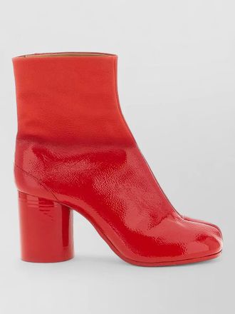 Maison Margiela tabi ankle boots block heel design