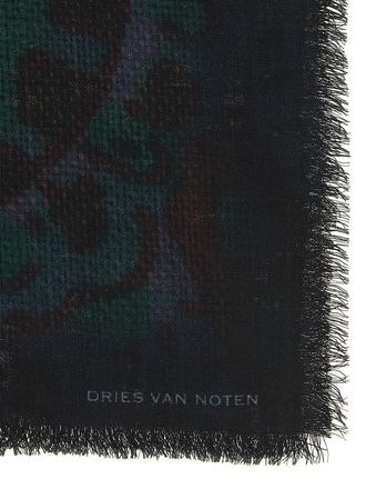 Dries Van Noten Folk Scarf - Black