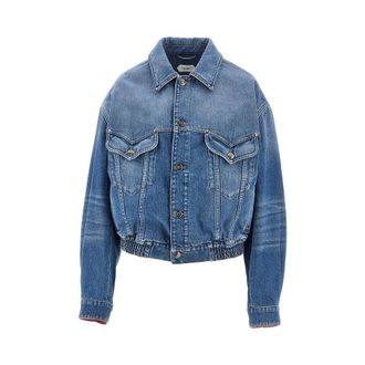 Versace Denim blouson with Medusa detail Woman 40