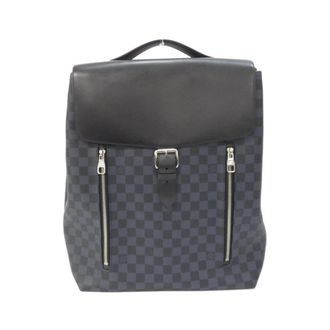 Louis Vuitton Black Cobalt Coated Canvas Backpack (Pre-Owned)