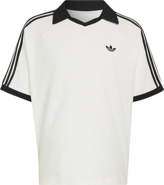 adidas Terry Polo Shirt Asia Sizing Cloud White KW7399