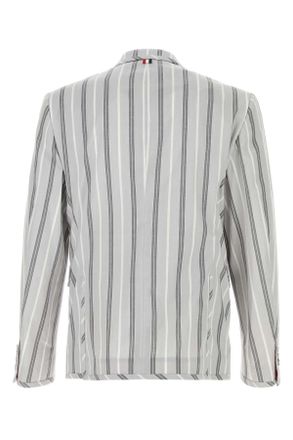 Thom Browne Mjc001gf1157 035 Medgrey Cotton Lining: Cupro Giacche E Gilet Jacket