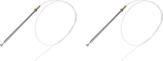 OEM Adecuado Para 2 M&aacute;stiles De Antena De Coche, M&aacute;stil De Antena De Radio Am/fm 1408270001, Compatible Con W140, W124, W202, W210, R129, 1992-2002