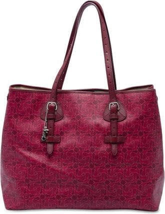Celine Pre-owned Celine Coated Canvas Le Horse Carriage Tote Ladies NL6LXKLWGZ7UIG4O