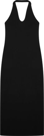 Toteme Halter Neckline Viscose-Blend Midi Dress