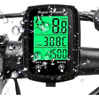 OEM Ciclocomputador De 19 Funciones, Resistente Al Agua Ip54, Gps, Veloc&iacute;metro, Od&oacute;metro, Con Cable, Pantalla T&aacute;ctil Retroiluminada, Ciclocomputador Unive