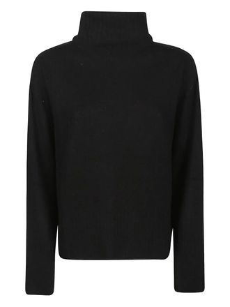 Aragona turtleneck cashmere sweater - women - Cashmere - 40 - Black