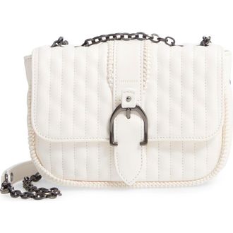 Longchamp Quilted Chain Strap Shoulder Bag in Ecru at Nordstrom Rack