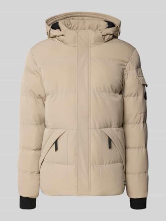 Cars Jeans Steppjacke mit Kapuze Modell CAMDEN in Sand, Größe XXXL