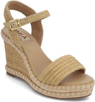 Mia Milazzo Platform Wedge in Gold Metal at Nordstrom, Size 7.5